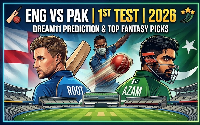 ENG vs PAK Dream11 Prediction 1st Test 2026: Best Fantasy Tips 1 ENG vs PAK Dream11 Prediction 1st Test 2026