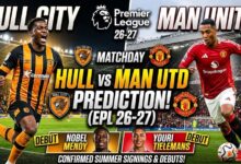Hull City vs Manchester United Prediction EPL 26-27