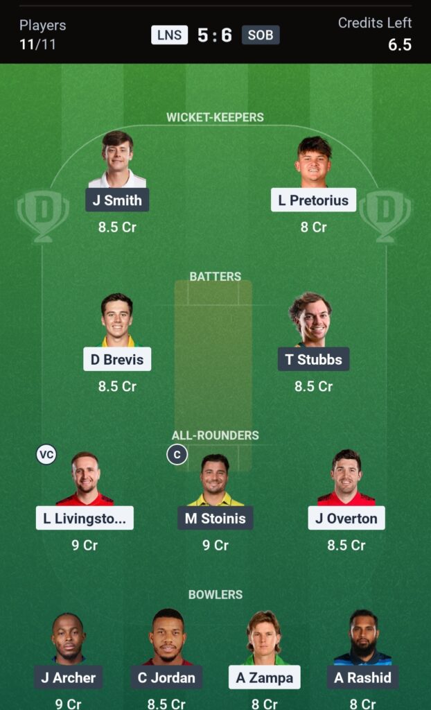 LNS vs SOB Dream11 Prediction Today Match, Match 16, The Hundred Men's 2026: Playing XI, Pitch Report, Team News 3 LNS vs SOB Dream11 Prediction