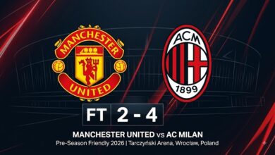 Man United vs AC Milan Pre Season Friendly 2026