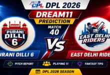 PD vs EDR Dream11 Prediction Match 40 DPL 2026 Pitch Report, Playing 11 & Fantasy Tips
