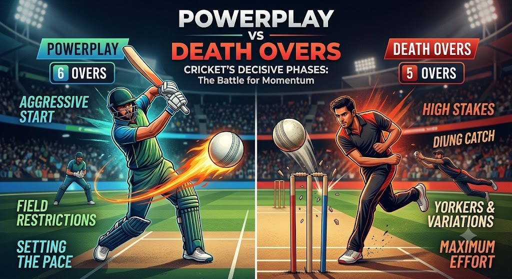 Powerplay vs Death overs