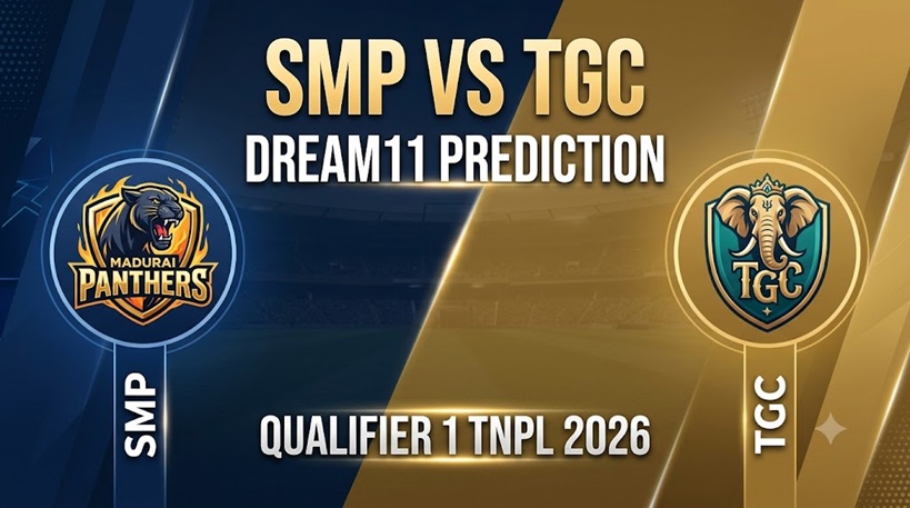 SMP vs TGC Dream11 Prediction Qualifier 1 TNPL 2026: Perfect Fantasy Cricket Tips 1 SMP vs TGC Dream11 Prediction Qualifier 1 TNPL 2026