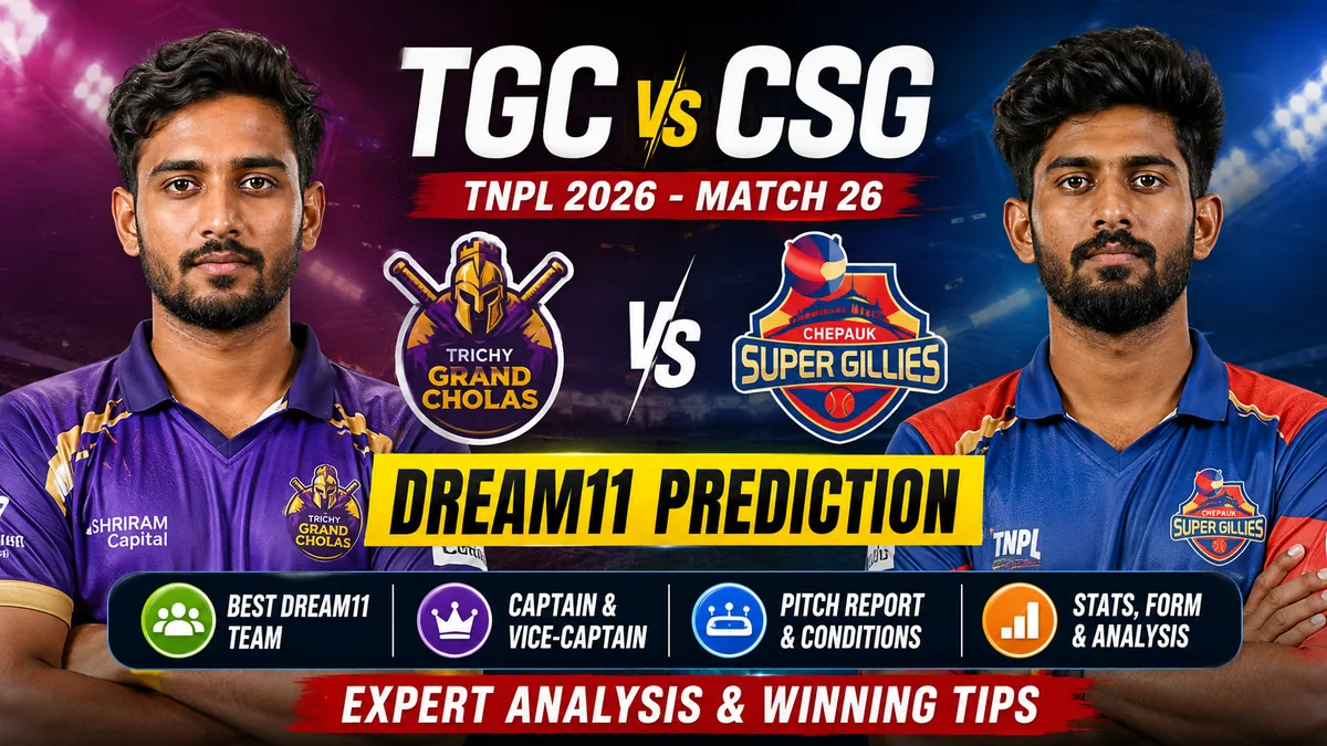 TGC vs CSG Dream11 Prediction