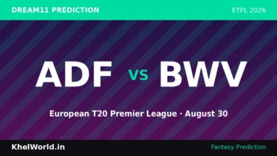 ADF vs BWV Dream11 Prediction