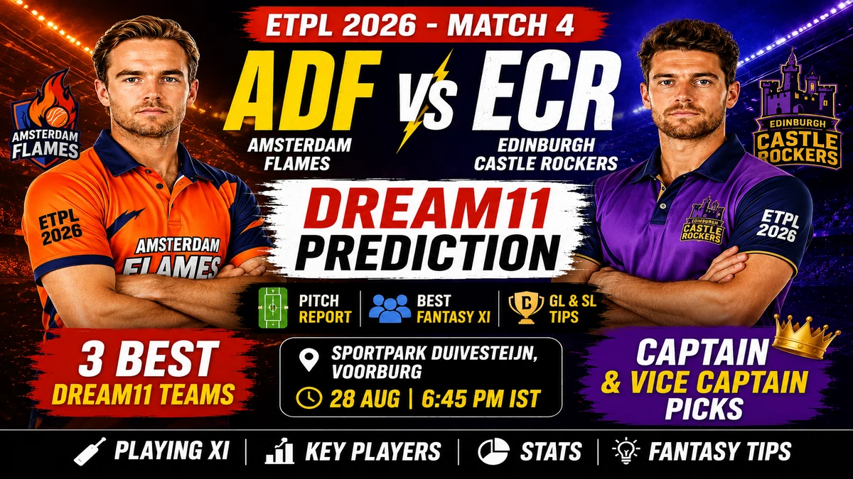 ADF vs ECR Dream11 Prediction