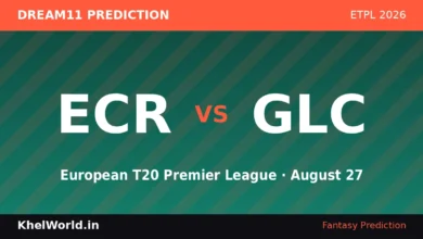 ECR vs GLC Dream11 Prediction