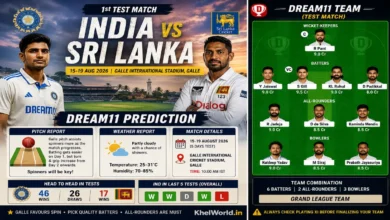 SL vs IND Dream11 Prediction 1st Test 2026: Best Fantasy Tips 5 SL vs IND Dream11 Prediction 1st Test 2026