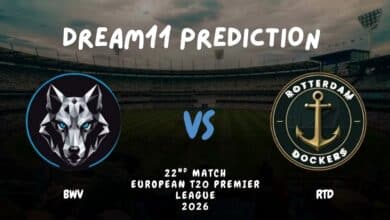 BWV vs RTD Dream11 Prediction Match 22 ETPL 2026: Top Fantasy Picks & Playing XI