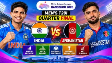 IND vs AFG Asian Games Men’s T20I QF 2026