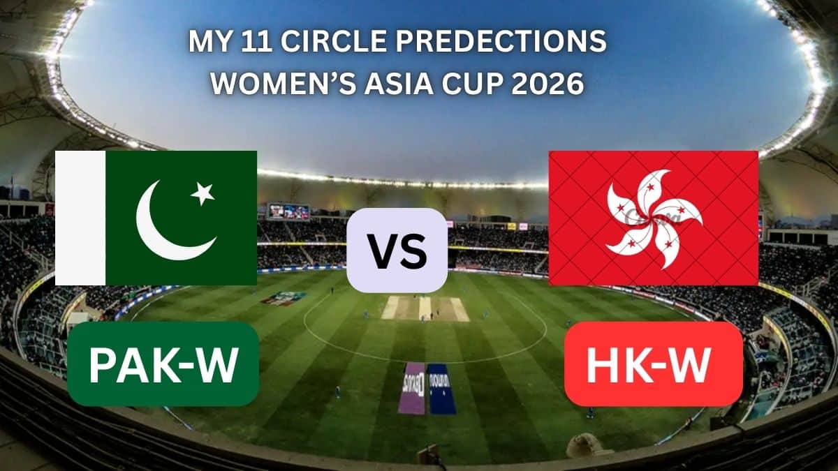PAK-W vs HK-W Dream11 Prediction: Pitch Report, Playing 11 & Best Fantasy Tips 1 PAK-W vs HK-W Dream11 Prediction