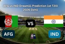 AFG vs IND Dream11 Prediction 1st T20i 2026 Dehli