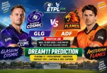 GLG vs ADF Dream11 Prediction Match 28 ETPL 2026