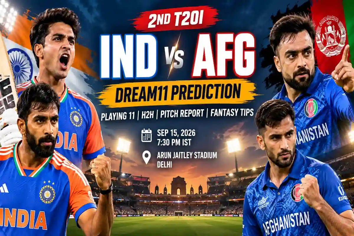 India vs Afghanistan 2nd T20I Dream11 Prediction Today: Playing 11, H2H & Stats, September 15 1 ind vs afg 2nd t20i dream11 thumbnail