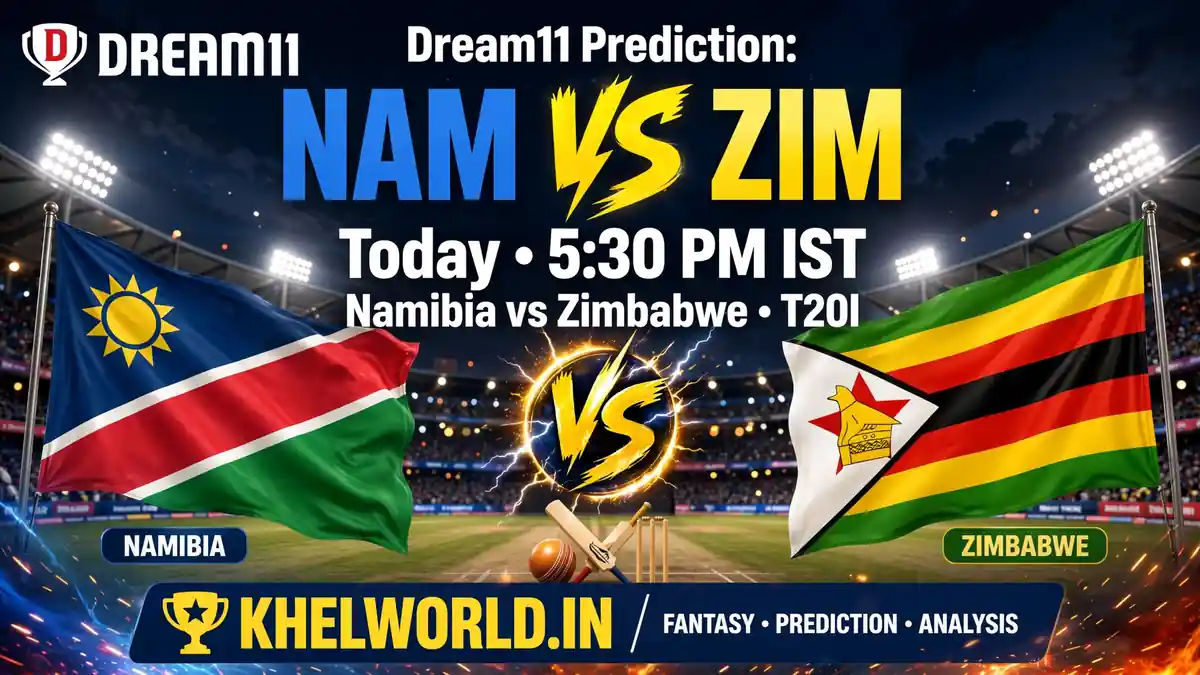 NAM vs ZIM Dream11 Prediction: Namibia vs Zimbabwe Fantasy Cricket Tips, Playing XI, Pitch Report and Best Team 1