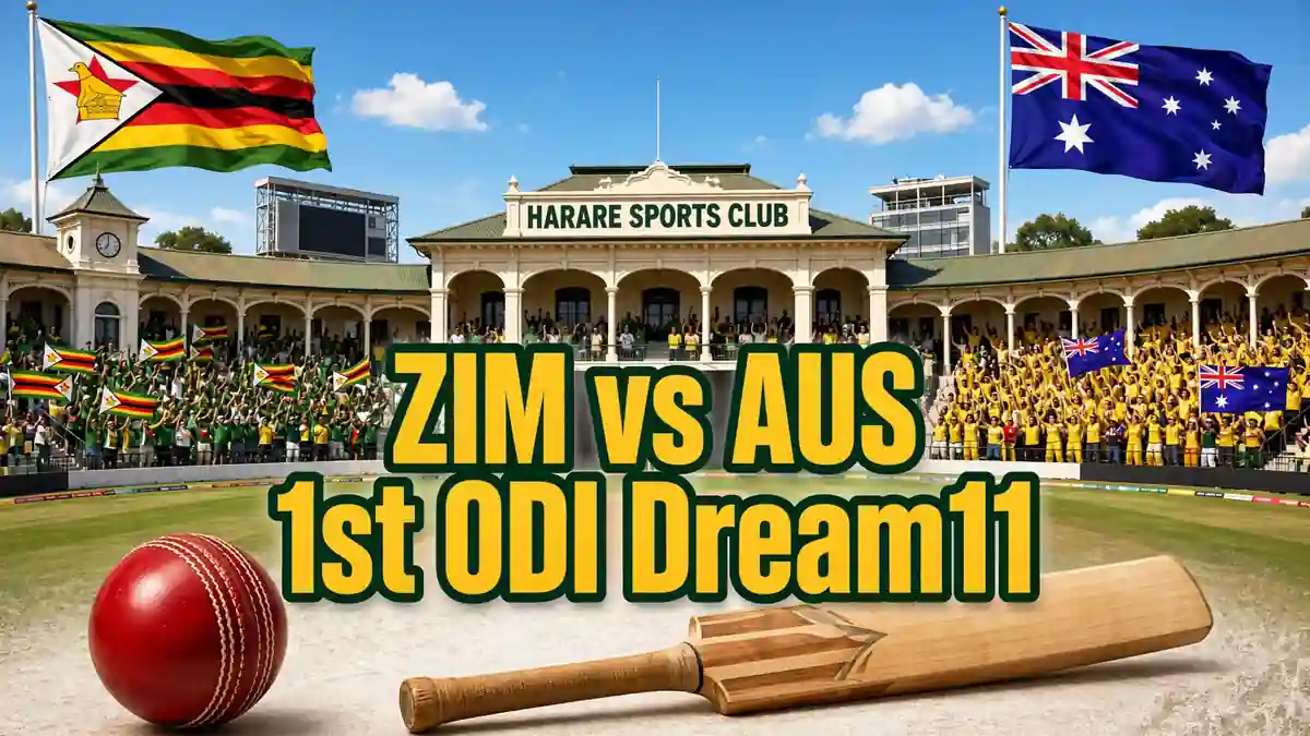 ZIM vs AUS Dream11 Prediction 1st ODI 2026 | Best Teams & Tips 1 ZIM vs AUS Dream11 Prediction 1st ODI 2026