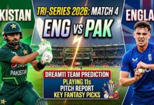ENG vs PAK Dream11 Team Prediction Match 4 2026