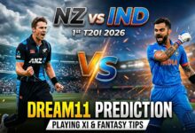 NZ vs IND Dream11 Prediction 1st T20i 2026