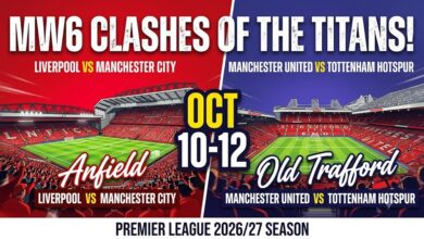 Premier League Matchweek 6 Fixtures Season 26-27: Complete Preview, Schedules & Key Clashes 1 Premier League Matchweek 6 Fixtures Season 26-27