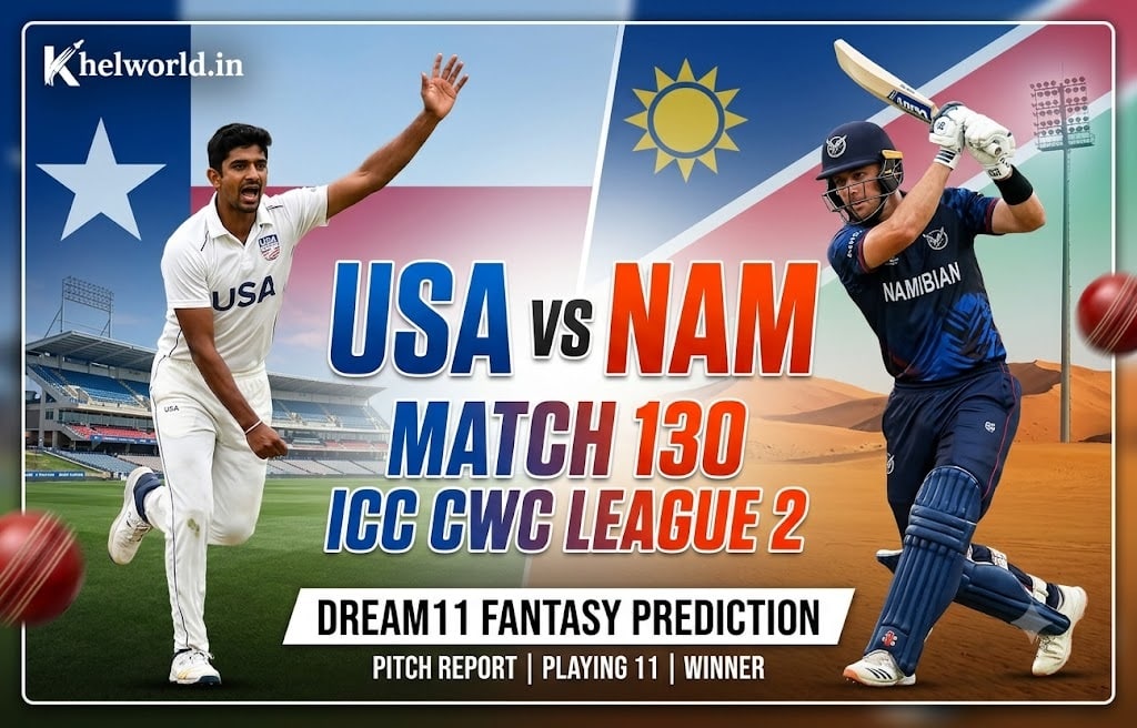 USA vs NAM Dream11 Team Match 130 ICC CWC League 2