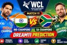 IND-C vs SA-C Dream11 Team Match 11 WCL 2026: Prediction, Best Fantasy Tips