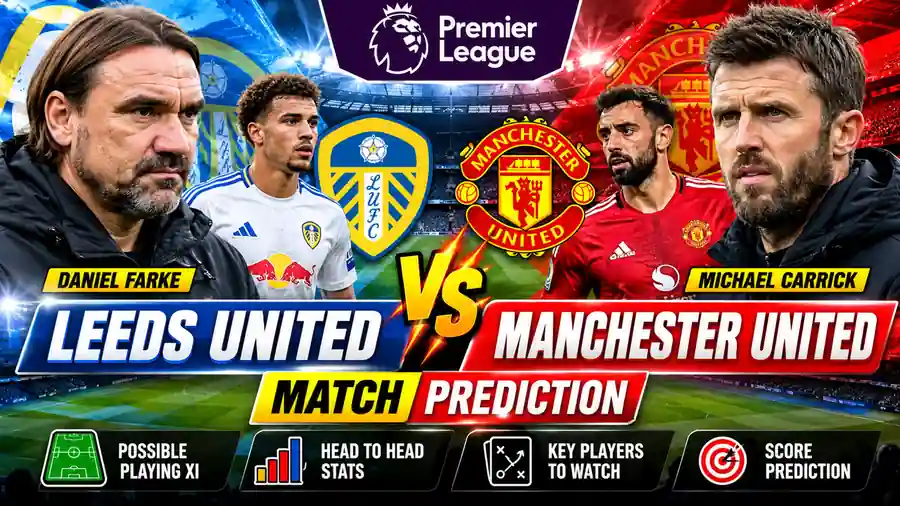 Leeds vs Manchester United Match Prediction Season 26-27