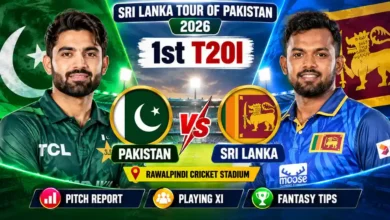 PAK vs SL 1st T20I 2026 Playing XI