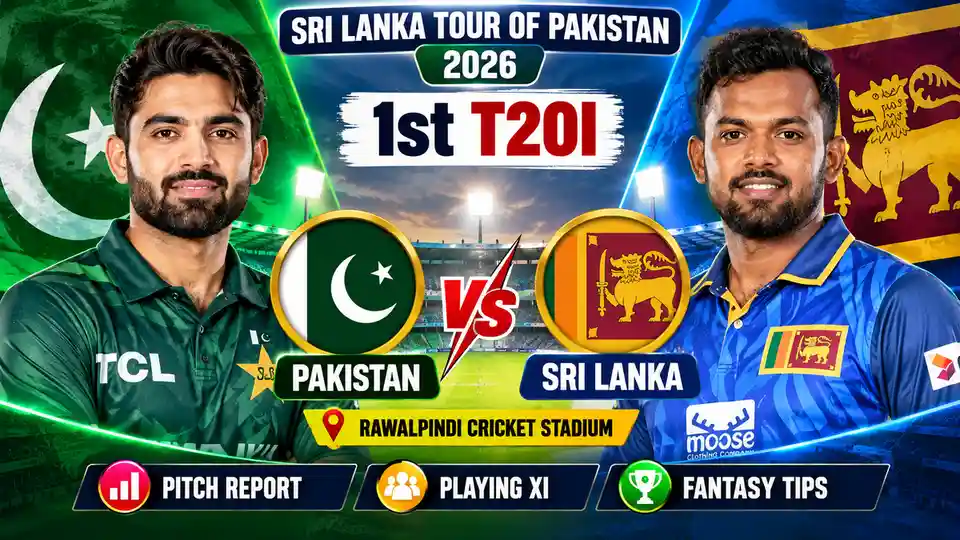 PAK vs SL 1st T20I 2026 Playing XI